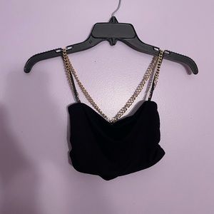black crop top